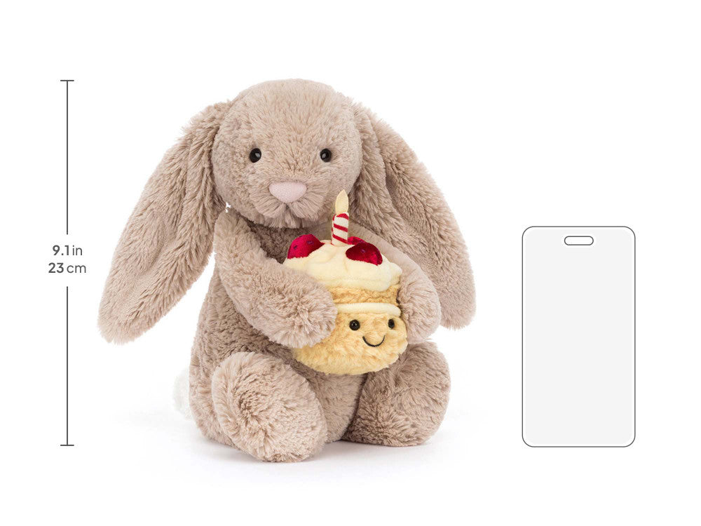 Bashful Beige Bunny 'Birthday'