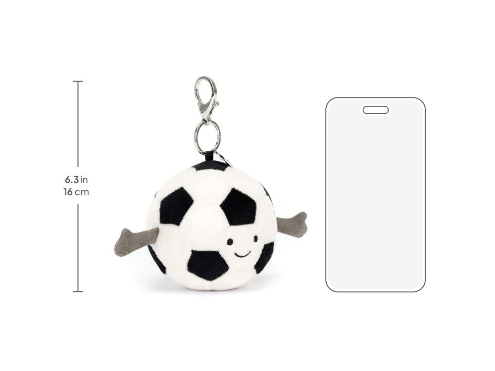 Amuseables Sports Soccer Bag Charm