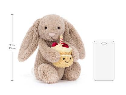 Bashful Beige Bunny 'Birthday'